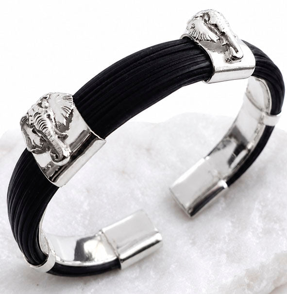 Colección otoño 2023 Joyas de Caza - pulseras pelo búfalo, gemelos y llaveros en plata artesanales