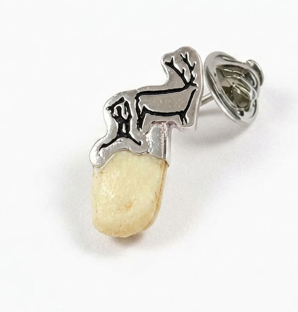 Pins cazador prehistoria perla venado con plata