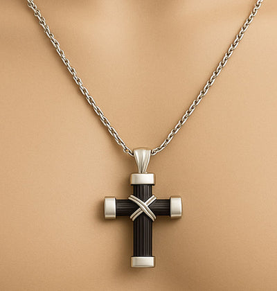 cadena-cruz-mediana-nudo-africano-pelo-bufalo-y-plata-9