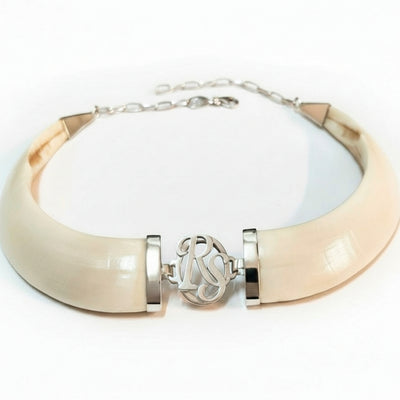 collar jabali personalizado con plata