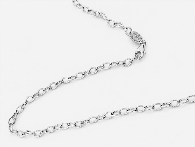 collar largo eslabones colmillo jabalí personalizado en plata