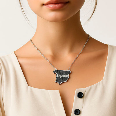 collar-mapa-Espana-pelo-bufalo-con-plata-foto-5