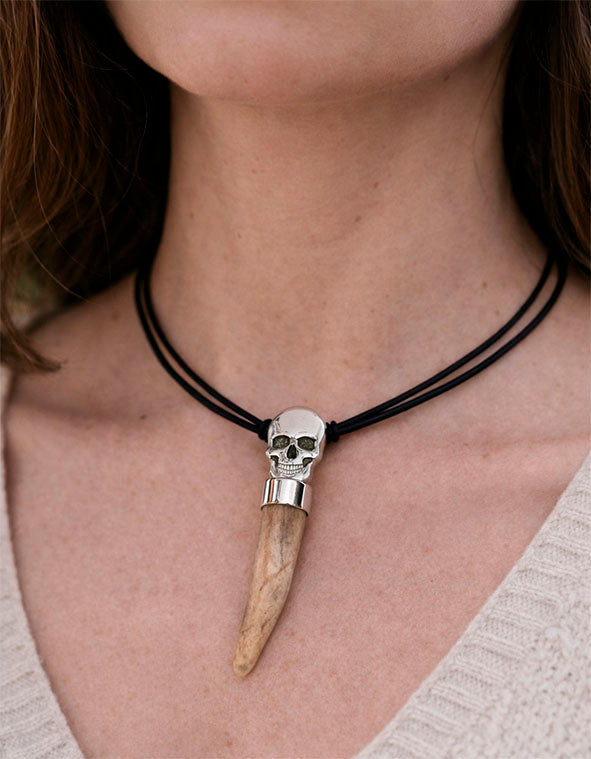 collar-skull-cuerno-ciervo-en-plata-7