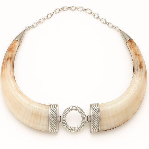 conjunto-de-collar-y-pulsera-jabali-tallado-africa-en-plata-foto-5