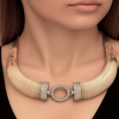 conjunto-de-collar-y-pulsera-jabali-tallado-africa-en-plata-foto-6