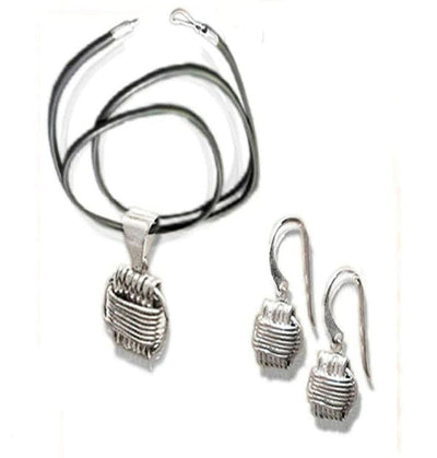 conjunto nudo africano en plata