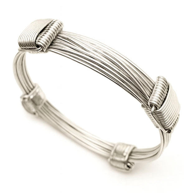 pulsera-4-nudos-12-hilos-de-plata-nudos-corredizos-foto-10