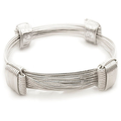 pulsera-4-nudos-12-hilos-de-plata-nudos-corredizos-foto-11