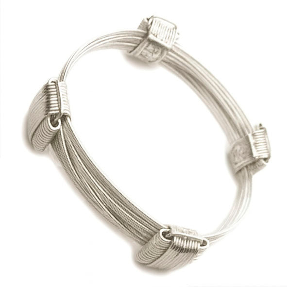 pulsera-4-nudos-12-hilos-de-plata-nudos-corredizos-foto-13