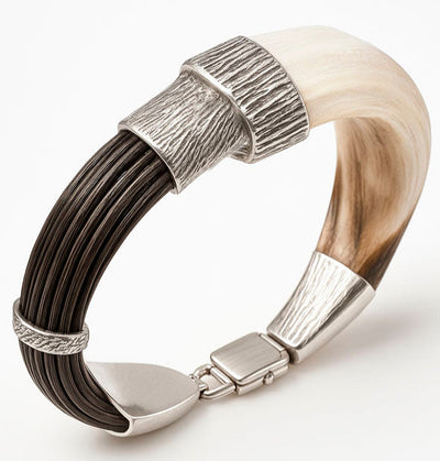 pulsera-amoladera-jabali-combinada-con-pelo-de-bufalo-y-plata-foto-5