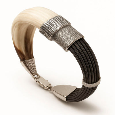 pulsera-amoladera-jabali-combinada-con-pelo-de-bufalo-y-plata-foto-8