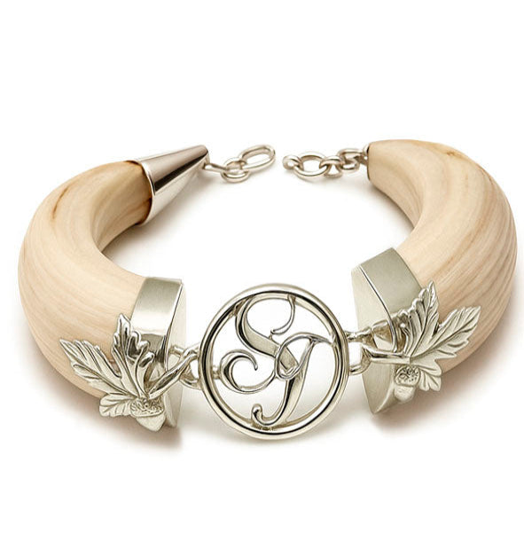 pulsera-amoladera-jabali-personalizada-con-hojas-de-bellota-y-plata-1