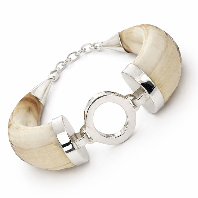 pulsera-amoladeras-de jabali-con-centro-redondo-con-plata-2