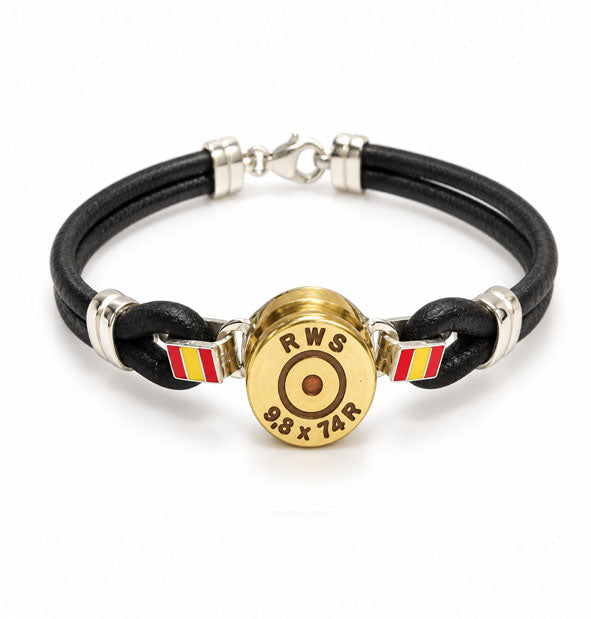 Pulsera Personalizada con Culata, Cuero y Bandera de España 