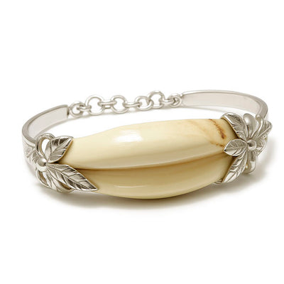 pulsera-doble-colmillos-jabali-hojas-bellota-con-plata-4