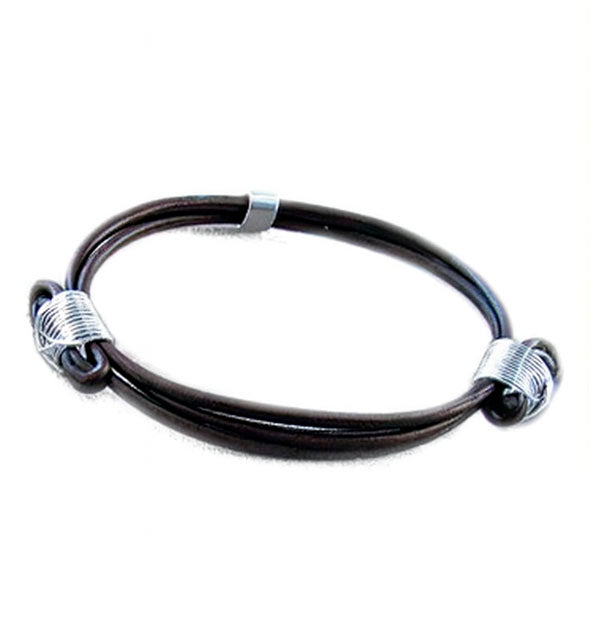 pulsera-dos-nudos-corredizos-pelo-bufalo-con-plata-4