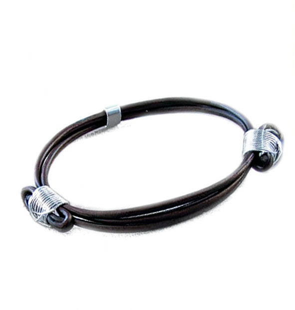 pulsera-dos-nudos-corredizos-pelo-bufalo-con-plata-5