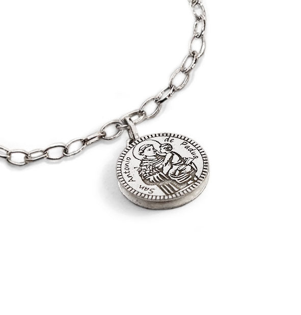 pulsera-eslabones-con-San-Antonio-de-Padua-en-plata-foto-3
