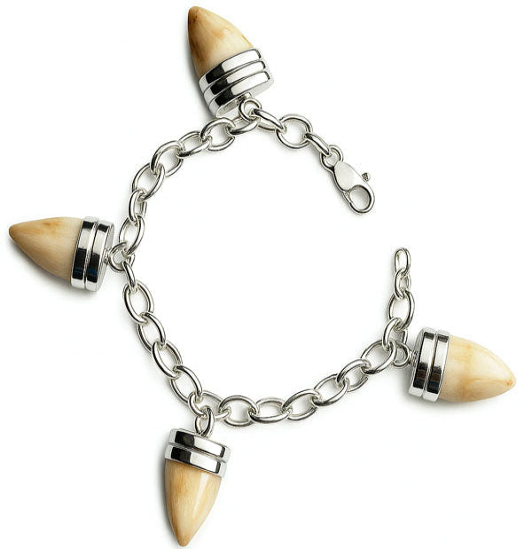 pulsera-eslabones-con-colgantes-colmillo-jabali-en-plata-foto-3