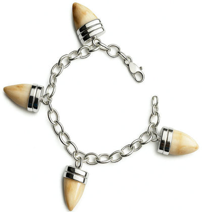 pulsera-eslabones-con-colgantes-colmillo-jabali-en-plata-foto-3