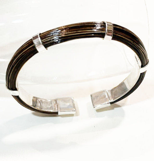 pulsera-media-cana-pelo-facochero-con-plata