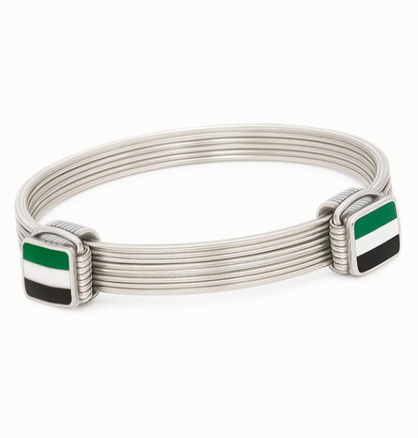 pulsera-nudos-corredizos-con-bandera-Extremadura-en-plata-de-ley