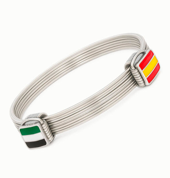 pulsera-nudos-corredizos-con-bandera-de-Espana-y-bandera-Extremadura-en-plata-de-ley-5