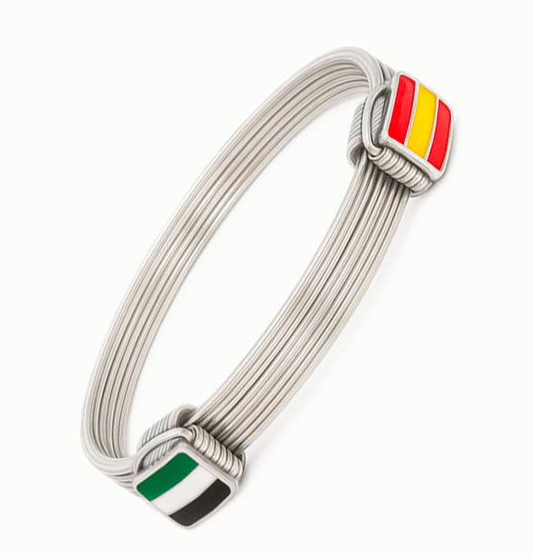 pulsera-nudos-corredizos-con-bandera-de-Espana-y-bandera-Extremadura-en-plata-de-ley-6