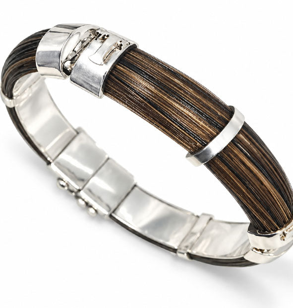 Pulsera Pelo Facochero Media Caña 14mm Personalizada detalle del cierre