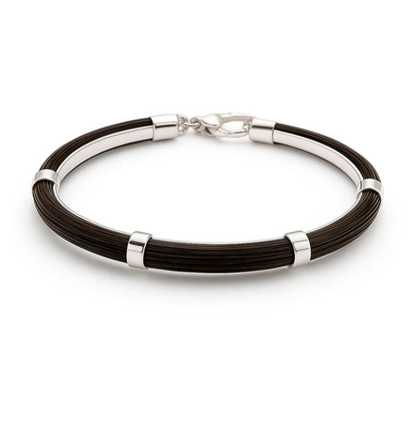 pulsera-pelo-tubo-fino-en-pelo-de-bufalo-con-plata-foto-9