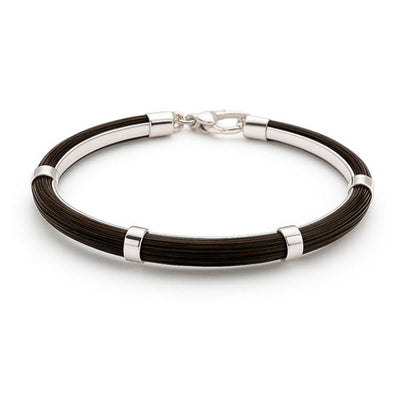 pulsera-pelo-tubo-fino-en-pelo-de-bufalo-con-plata-foto-9