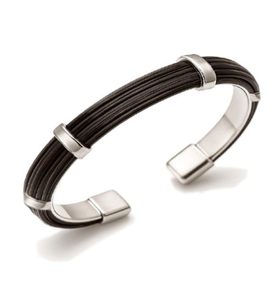 pulsera-rigida-plana-pelo-bufalo-con-plata-7-mms-ancho-foto-14