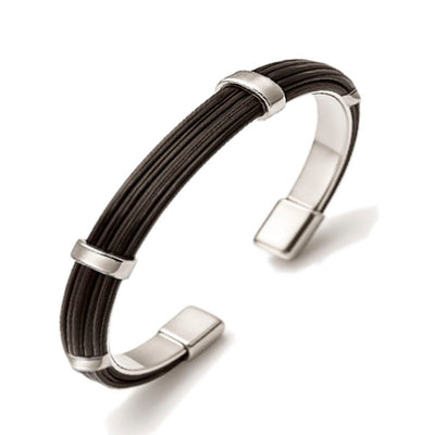 pulsera-rigida-plana-pelo-bufalo-con-plata-7-mms-ancho-foto-15