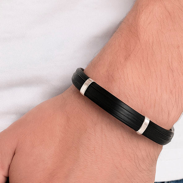 pulsera-rigida-plana-pelo-jirafa-con-plata-7-mms-ancho-foto-7