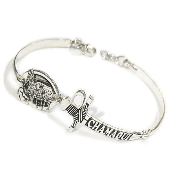 pulsera estoque taurino personalizado en plata de ley